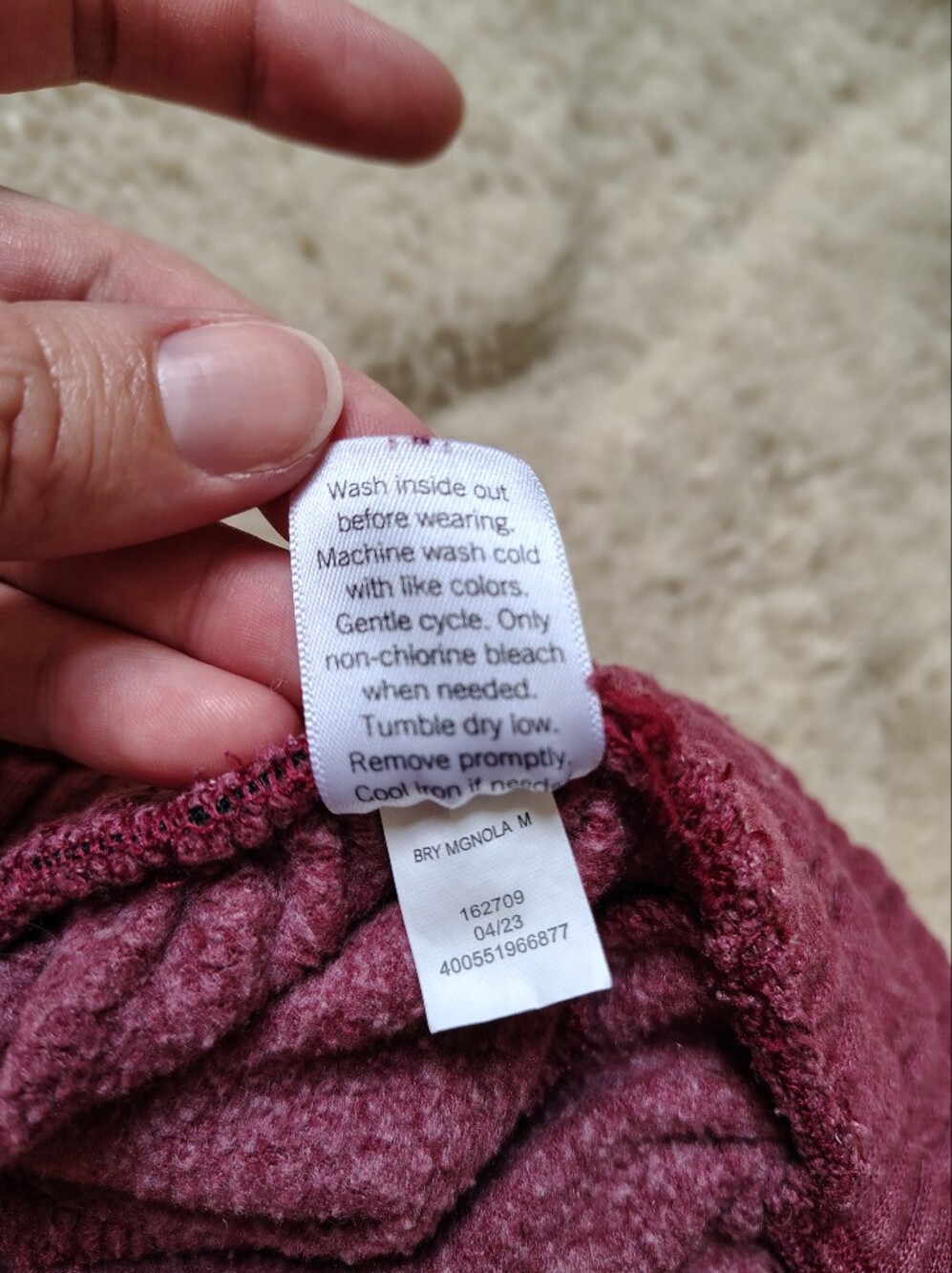 SO Women's Medium Maroon "The Favorite Jogger" Pants - Picture 3 of 9